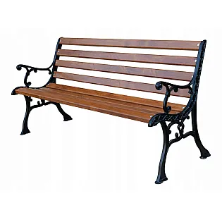 Malmpink, pikkus 150 cm, lepapuust lauad istme ja seljatoe jaoks, kaal 35 kg