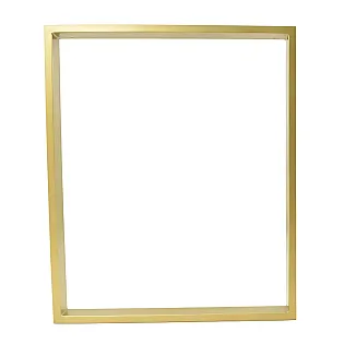 Gold color steel table legs set of 2, size 72x40 cm durable, modern rectangular design for DIY desks dining tables