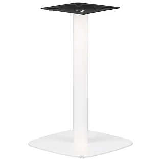 Kesklaua alus terasest, kõrgus 72 cm, põhjaplaadi mõõdud 44,5x44,5 cm, valge värv, kaal 14 kg