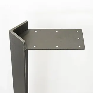 Metallist lauajalad, terasest, nurk, kõrgus 75 cm, komplekt 4 tk.