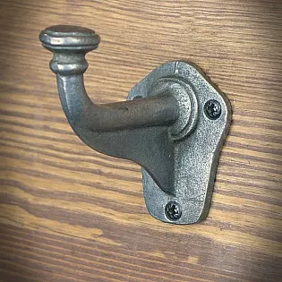 Ketaus drabužių kabliukai, 5 vnt. komplektas, sieniniai kabliukai, aukštis 7.5 cm