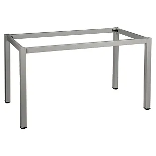 Powder coated metal table frame with square legs, 72.5x56 cm, various frame colors