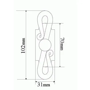 Black window handle 8 shape handle, 10.2 cm, set of 4 pcs