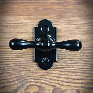 Must aken käepide, pikkus 9,5 cm, komplektis 4 tk