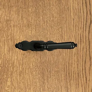 Juoda rankena langams, Haft - ilgis 9 cm, 4 vnt. rinkinys