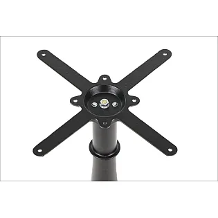 Centrinis ketaus stalo pagrindas su sunkiu apatiniu padu 43 arba 54 cm skersmens, 71 cm aukščio