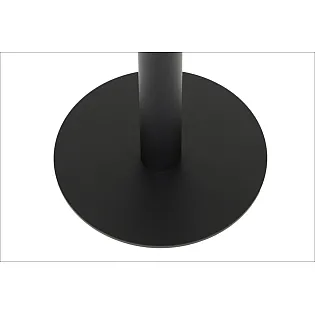 Metallist keskne lauajalg, must, Ø40 cm, kõrgus 72 cm