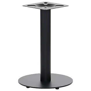 Metallist keskne lauajalg, must, Ø40 cm, kõrgus 57 cm