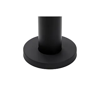 Pie grīdas stiprināma metāla galda kāja ar centrālo kolonnu, izgatavota no tērauda, matēti melnā krāsā, augstums 72,5 cm