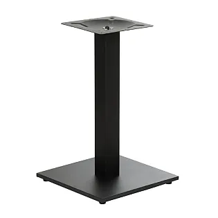 Metallist keskne lauajalg plastmassist raskusega, kõrgus 72 cm, aluse mõõtmed 40x40 cm, kaal 10,6 kg
