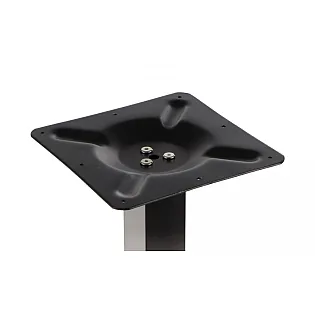 Metal central table leg with plastic weight, height 72 cm, base dimensions 40x40 cm, weight 10.6 kg