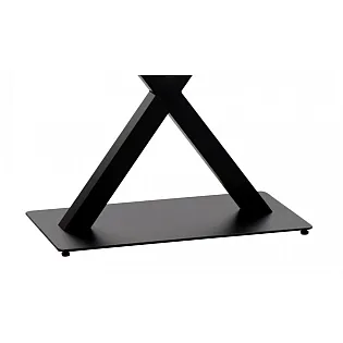 X raam metallist alus suurtele lauapindadele, valmistatud terasest, kõrgus 73 cm, põhjaplaadi mõõdud 69,5x39,5 cm