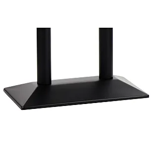 Metal table base with 2 columns made of steel, powder coated, height 72 cm, base 69.5 x 39.5 cm