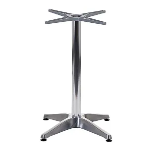 Aliuminis centrinis stalo pagrindas, reguliuojamas aukštis 70,5-72 cm, dugno pagrindo dydis 58x58 cm, svoris 6,1 kg