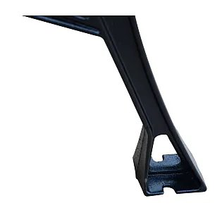 Cast iron garden, park bench Merano Lite without armrests with backrest, alder boards 150 cm, 30 kg