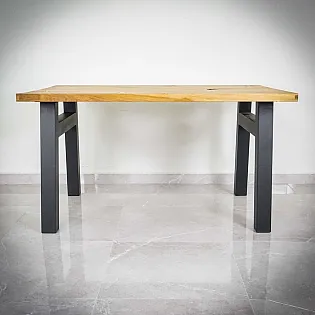 H-shaped metal table legs for dining table or office table, height 71 cm, total width 79 cm, set of 2 legs