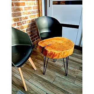 Matu sprādzes tipa kājas kafijas galdiņam no trim 10 mm diametra tērauda stieņiem, augstums 43 cm - 4 kāju komplekts, krāsas melna, balta, pelēka, zelta