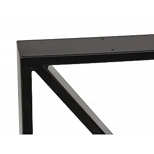 Izturīga metāla X veida galda kāja ar rāmi apkārt, izgatavota no tērauda, augstums 72 cm, platums 60 cm, krāsas melna vai balta, komplekts 2 gab