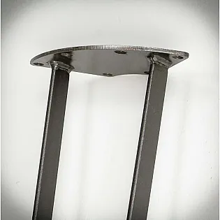 Hairpin metal table legs made of steel flat bar, height 734020 cm, bar cross-section 0.4x2 cm, set of 4 pcs.