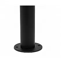 Lauko metalinis dviračių parkavimo stovas su dviračio logotipu, juodos spalvos, išmatavimai 80x36 cm