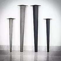 Metallist jalad Retro stiilis 51cm 71cm 4 tk