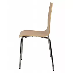 Plywood chair set D15 white, beech or walnut