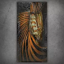 3D metallimaal Sebra 65x130cm