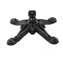 Metāla galda kāja no čuguna, melnā krāsā, augstums 71,5 cm, apakšējā pamatne 52 cm, svars 14,6 kg