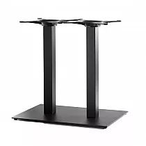 Kahekordne metallist lauaalus suurtele pindadele kuni 140x80 cm, ristkülikukujuliste sammastega, saadaolevad kõrgused 60 cm, 72 cm, 106 cm