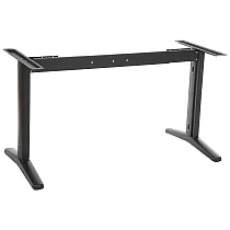 Platumā regulējams metāla galda rāmis no tērauda, augstums 72.5 cm, platums 135 - 175 cm