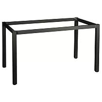 Table frame with square legs, size 116x76 cm, height 72.5 cm, various frame colors