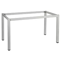Metalinis stalo rėmas su kvadratinėmis kojomis, dydis 136x76 cm, aukštis 72,5 cm, įvairios rėmo spalvos