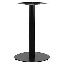 Lauaalus metallist, musta värvi, läbimõõt 45 cm, kolm erinevat kõrgust