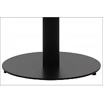 Stalo pagrindas metalinis, juodos spalvos, skersmuo 45 cm, trys skirtingi aukščiai