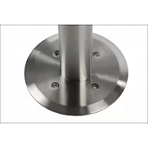 Centrālā galda kāja no metāla, stiprināma pie grīdas, diametrs 25 cm