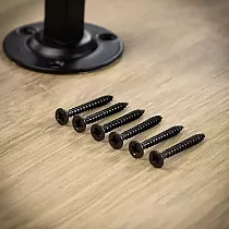 Black metal pull, handle for sliding doors, made of steel, lacquered, black color, height 29 cm, weight 640 grams, set of 2 pcs.