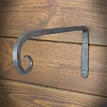 Ketaus sieninis laikiklis pakabinamas gėlių laikiklis, lempos laikiklis, žvakidės laikiklis su kabliuku, 300x160 mm, rinkinyje 3 vnt.