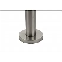 Metal central table leg made of steel, floor mounted, height 106 cm, base diameter 17.5 cm