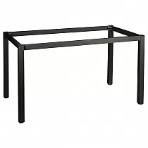 Table frame with square legs, size 116x76 cm, height 72.5 cm, various frame colors