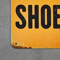 Dekoratīvā sienas plāksne, MONEY SHOES, 30x20 cm