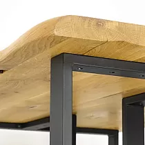 Massive screw-on T-shaped metal table legs, dimensions 80x71x35 cm, set of 2 pcs.
