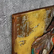 3D metāla bēniņu stila attēls, Sievietes formas atspulgi, izmēri 120x70cm