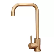 Elegantne roostevabast terasest seisev segisti, kõrgus 33,5 cm, tila pikkus 17 cm, must, antiikne või roosa kuldne värv