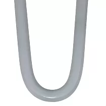 12 mm round rod table legs with height 61 cm, set of 4 pcs, black, white, grey or golden color