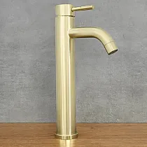 Moodne minimalistlikus stiilis seisev valamusegisti, kõrgus 29,5 cm, tila pikkus 9,5 cm