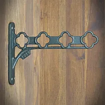 Čuguna drēbju pakaramais 23,5 cm komplektā 2 gab.