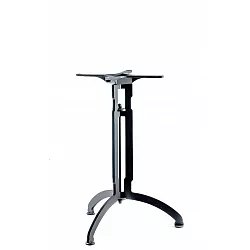 Metāla trīskāju centrālā galda pamatne, augstums 60 cm, apakšējās plāksnes izmēri 60x60 cm