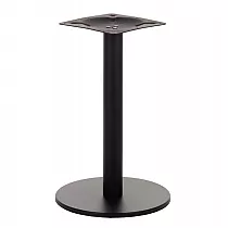 Metalinis stalo pagrindas, juodas Ø 45 cm, aukštis 71,5 cm