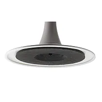 Kumer keskne metallist lauajalg, valge-hall, läbimõõt 49 cm, kõrgus 72,5 cm