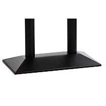 Metāla galda pamatne ar 2 kolonnām no tērauda, pulverkrāsota, augstums 72 cm, pamatne 69,5 x 39,5 cm